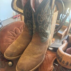 Justin Boots Brown Cowboy Western Boots